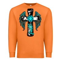 Carrot cross faith gemstone wings Premium Sweatshirt - RanaPortraitStore