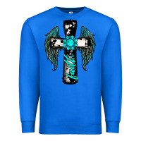True Royal cross faith gemstone wings Premium Sweatshirt - RanaPortraitStore