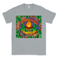 Heather Grey life is better around the campfire Classic Tee - BarkalooDesign