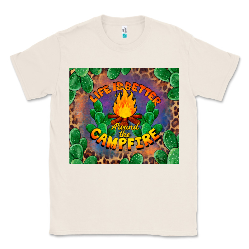 Life Is Better Around The Campfire Classic Tee by BarkalooDesign | Teevron