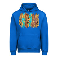 Cobalt western brushstrokes Urban Hoodie - AdoDesignShop