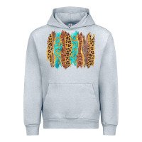 Heather Grey western brushstrokes Urban Hoodie - AdoDesignShop