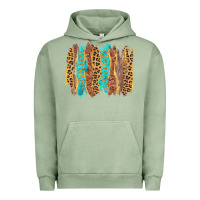 Pigment Oil Green western brushstrokes Urban Hoodie - AdoDesignShop
