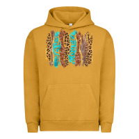 Pigment Peanut Butter western brushstrokes Urban Hoodie - AdoDesignShop
