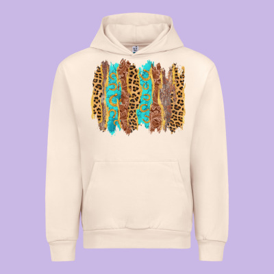Western Brushstrokes Urban Hoodie Designed By Adodesignshop