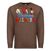 Chestnut busy raising ballers baseball Premium Sweatshirt - Zillion Design Studio