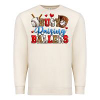Sandshell busy raising ballers baseball Premium Sweatshirt - Zillion Design Studio