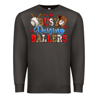 Smoke busy raising ballers baseball Premium Sweatshirt - Zillion Design Studio