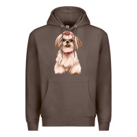 Coffee shih tzu Premium Hoodie - Artiststas