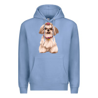 Colony Blue shih tzu Premium Hoodie - Artiststas