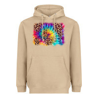 Mushroom leopard tie dye background Heavyweight Hoodie - Zillion Design Studio