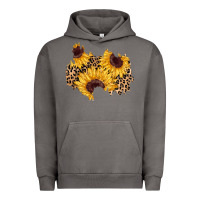 Pigment Tornado sunflower leopard patch Urban Hoodie - AdoDesignShop