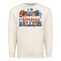 Sandshell busy raising ballers american football Premium Sweatshirt - Zillion Design Studio