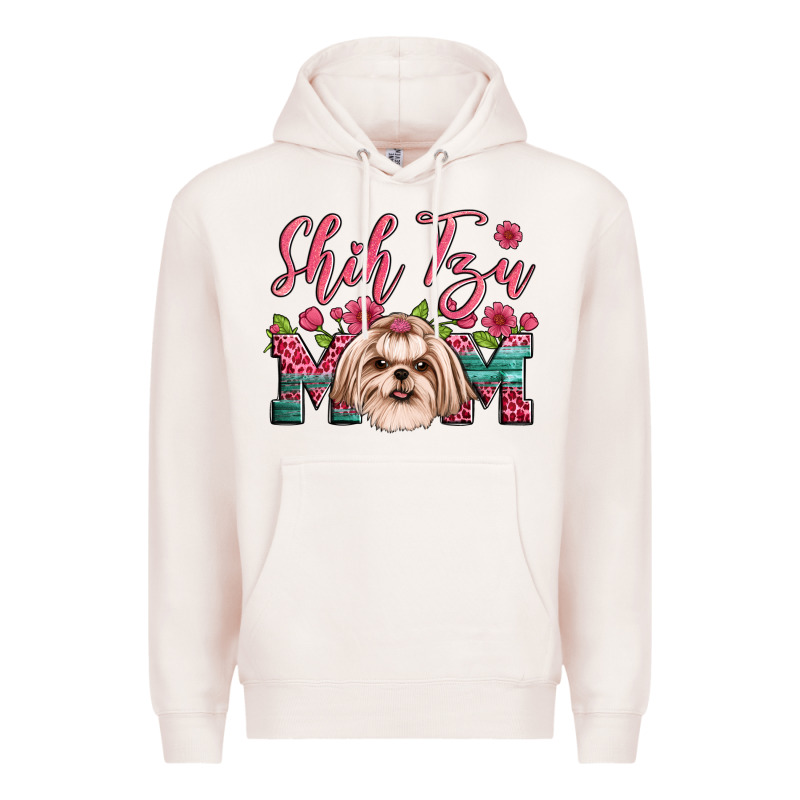 Shih Tzu Mom Premium Hoodie by Artiststas | Teevron