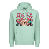 Seafoam shih tzu mom Premium Hoodie - Artiststas