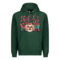Sports Green shih tzu mom Premium Hoodie - Artiststas