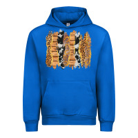 Cobalt western brushstrokes Urban Hoodie - AdoDesignShop