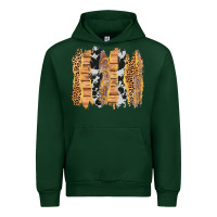 Forest Green western brushstrokes Urban Hoodie - AdoDesignShop