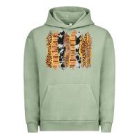 Pigment Oil Green western brushstrokes Urban Hoodie - AdoDesignShop
