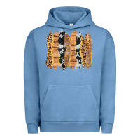 Pigment Pebble Blue western brushstrokes Urban Hoodie - AdoDesignShop