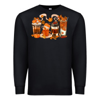 Black Fall Coffee Cups Premium Sweatshirt - texasbilliewilder