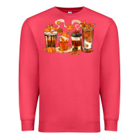 Cardinal Fall Coffee Cups Premium Sweatshirt - texasbilliewilder