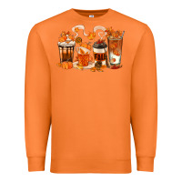 Carrot Fall Coffee Cups Premium Sweatshirt - texasbilliewilder