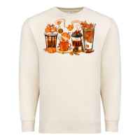 Sandshell Fall Coffee Cups Premium Sweatshirt - texasbilliewilder
