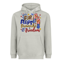 Moon Dust flip flops fireworks and freedom Heavyweight Hoodie - texasbilliewilder