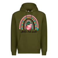 Army Green hello 3rd grade Premium Hoodie - JahusDesignShop