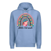 Colony Blue hello 3rd grade Premium Hoodie - JahusDesignShop