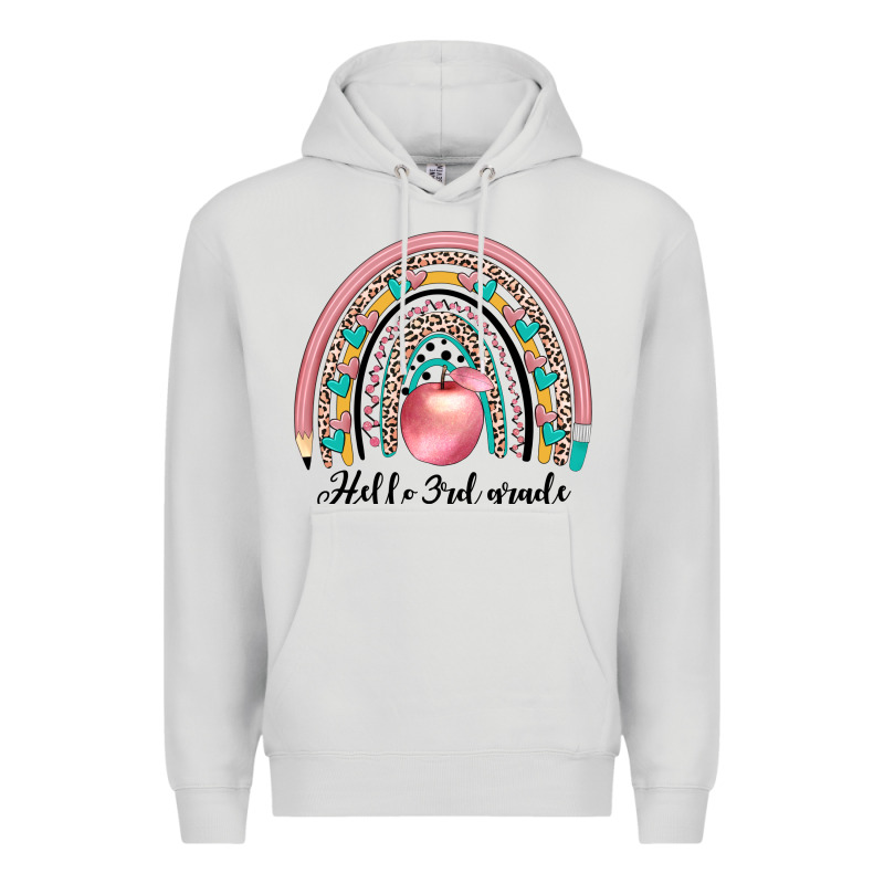 Hello 3rd Grade Premium Hoodie by JahusDesignShop | Teevron