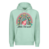 Seafoam hello 3rd grade Premium Hoodie - JahusDesignShop