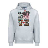Heather Grey love baby pigs Urban Hoodie - Artiststas