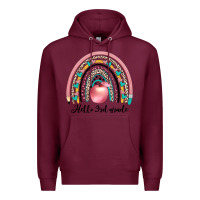 Burgundy hello 3rd grade Premium Hoodie - JahusDesignShop