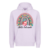 Lilac hello 3rd grade Premium Hoodie - JahusDesignShop