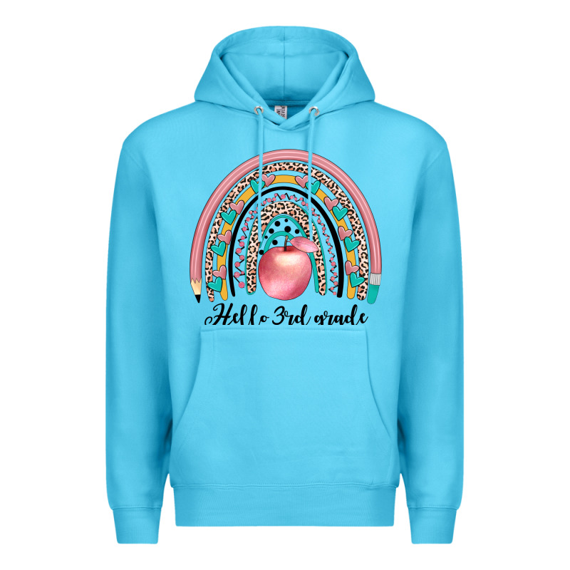 Hello 3rd Grade Premium Hoodie by JahusDesignShop | Teevron