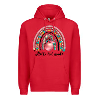 Red hello 3rd grade Premium Hoodie - JahusDesignShop