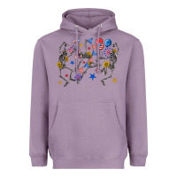 Lavender fourth of july dancing skeleton Heavyweight Hoodie - texasbilliewilder