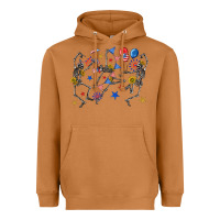 Meerkat fourth of july dancing skeleton Heavyweight Hoodie - texasbilliewilder