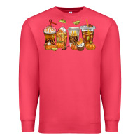 Cardinal Fall Coffee Cups Premium Sweatshirt - texasbilliewilder