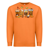 Carrot Fall Coffee Cups Premium Sweatshirt - texasbilliewilder