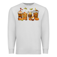 Dove Grey Fall Coffee Cups Premium Sweatshirt - texasbilliewilder