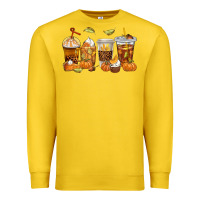 Lemon Fall Coffee Cups Premium Sweatshirt - texasbilliewilder