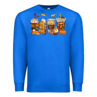 True Royal Fall Coffee Cups Premium Sweatshirt - texasbilliewilder