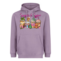 Lavender sugar and spice pink gingerbread coffee cups Heavyweight Hoodie - Zillion Design Studio
