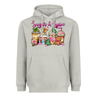 Moon Dust sugar and spice pink gingerbread coffee cups Heavyweight Hoodie - Zillion Design Studio