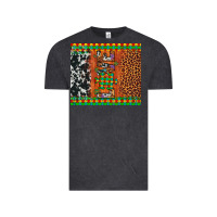 Vintage Black love autism awareness leopard cowhide Vintage Tee - Artiststas