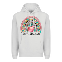 Dove Grey hello 4th grade Premium Hoodie - JahusDesignShop