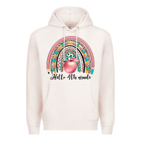 Pale Pink hello 4th grade Premium Hoodie - JahusDesignShop